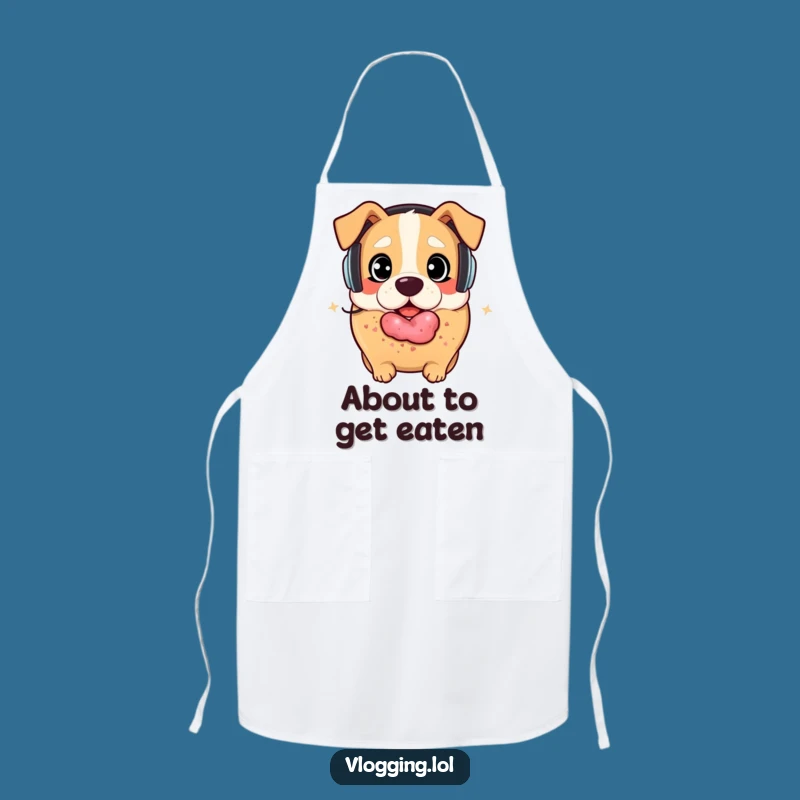 Funny Bagel Dog Apron: Cook Up Laughs with This Hilarious Pet and Pastry Duo