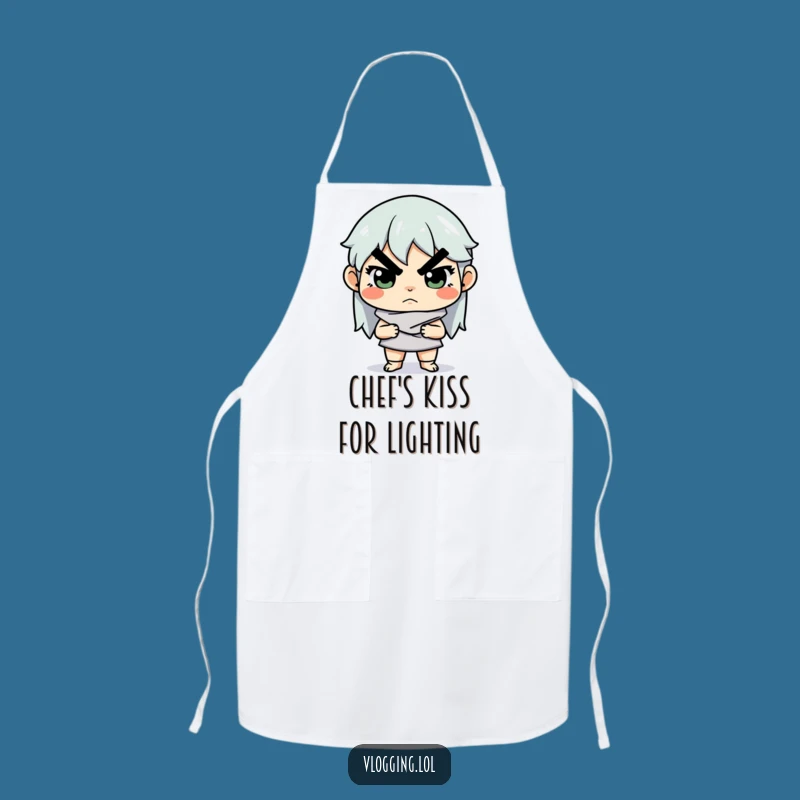 Funny Creator Apron: Serious Lighting Adjuster, Perfect Funny Gift for Messy Artists