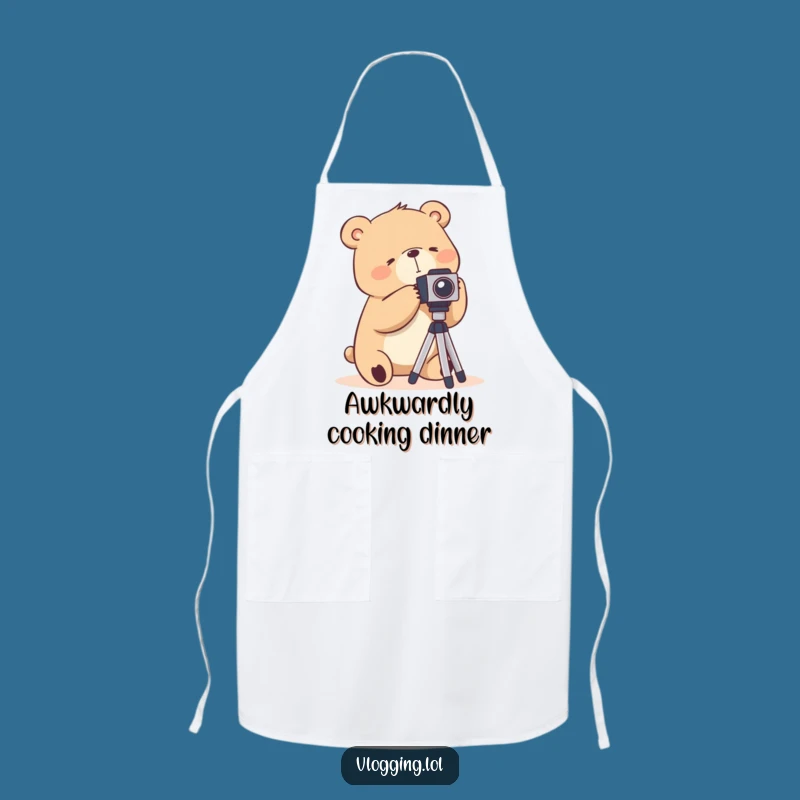 Funny Bear Photography Apron: Capture Shots with Humor!