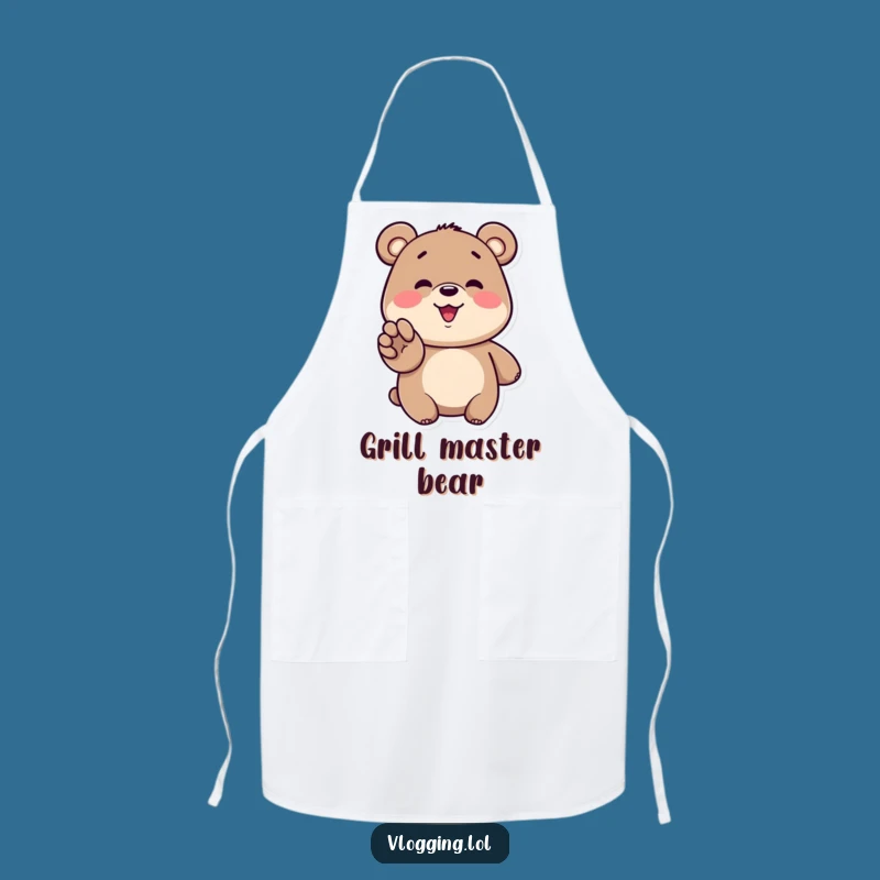 Funny Bear Enthusiast Apron - Hilarious Gift for Sharers