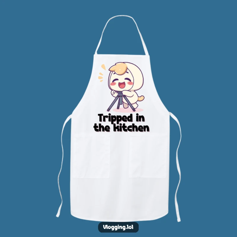 Funny Photographer Apron - Kitchen Wear for Clumsy Creators with Tripods