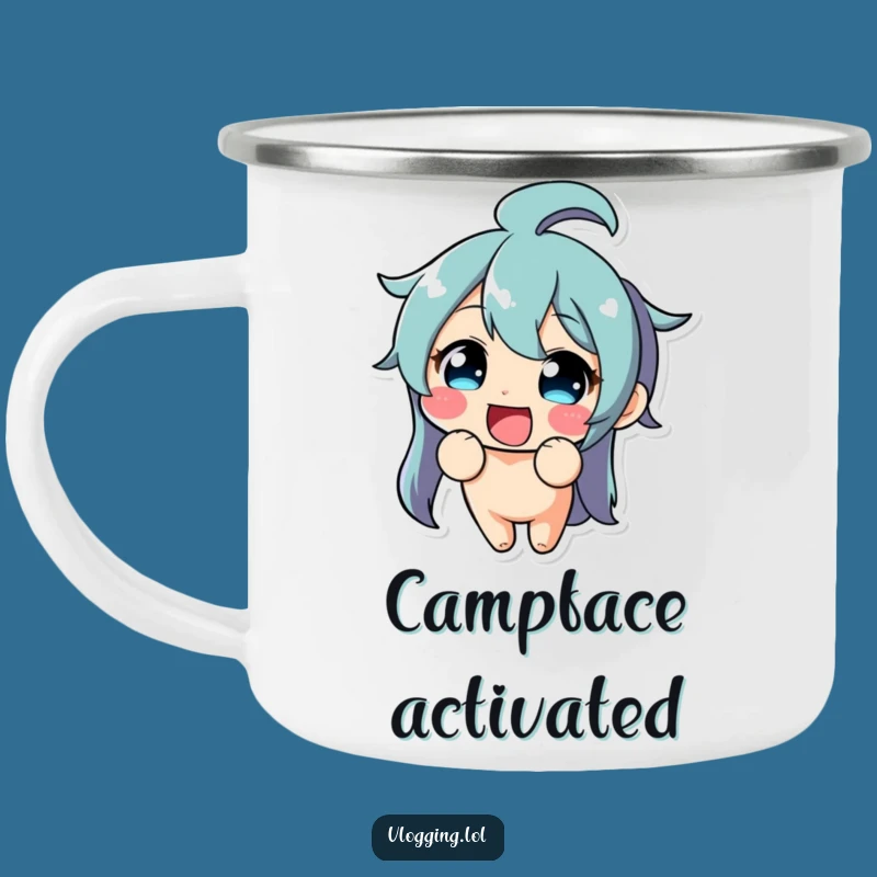 Funny Funny Face Camping Mug: Sip & Smile with this Funny Gift
