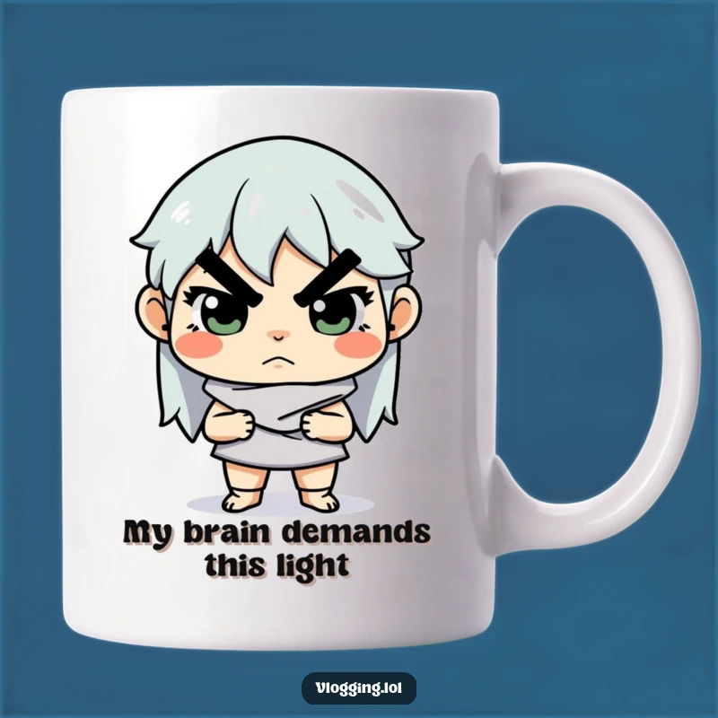 Funny Creator Mug: Serious Lighting Adjuster, Perfect Gift for Determined Artists