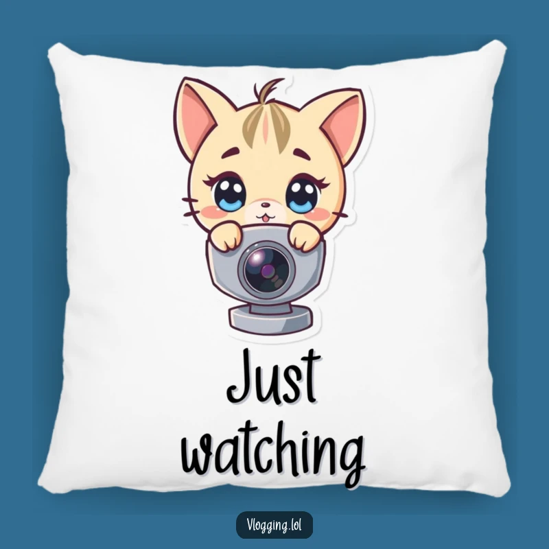 Funny Curious Webcam Peeker Pillow: Comfy Cozy Comfort Funny Gift