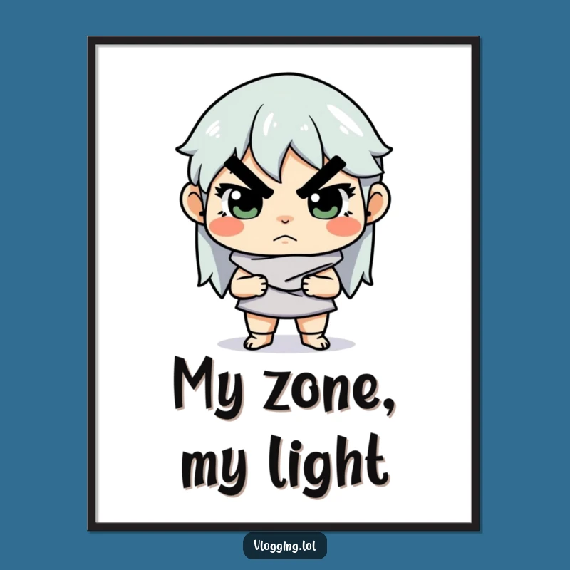 Funny Creator Digital Art: Serious Lighting Adjuster, Instant Funny Gift for Decor