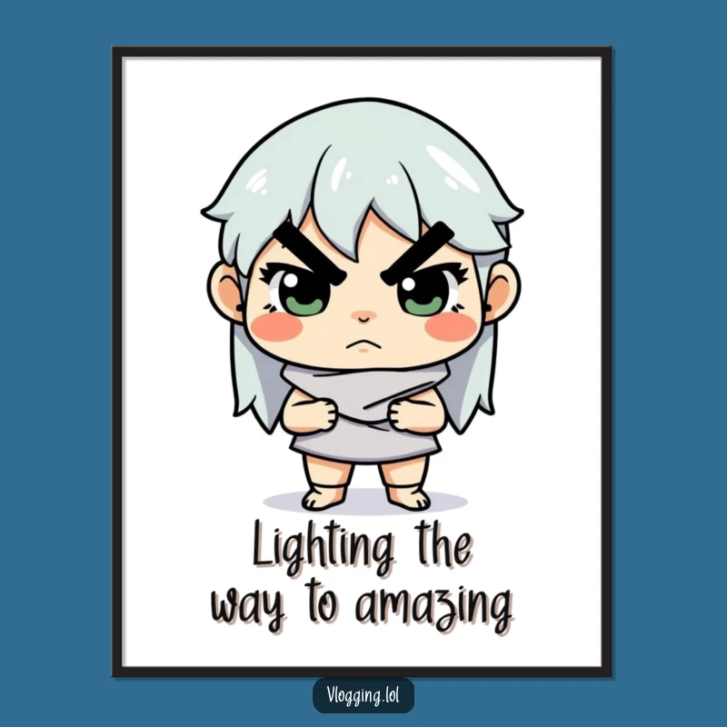 Funny Free Printable Wall Art: Creator Adjusting Light, Hilarious DIY Decor!