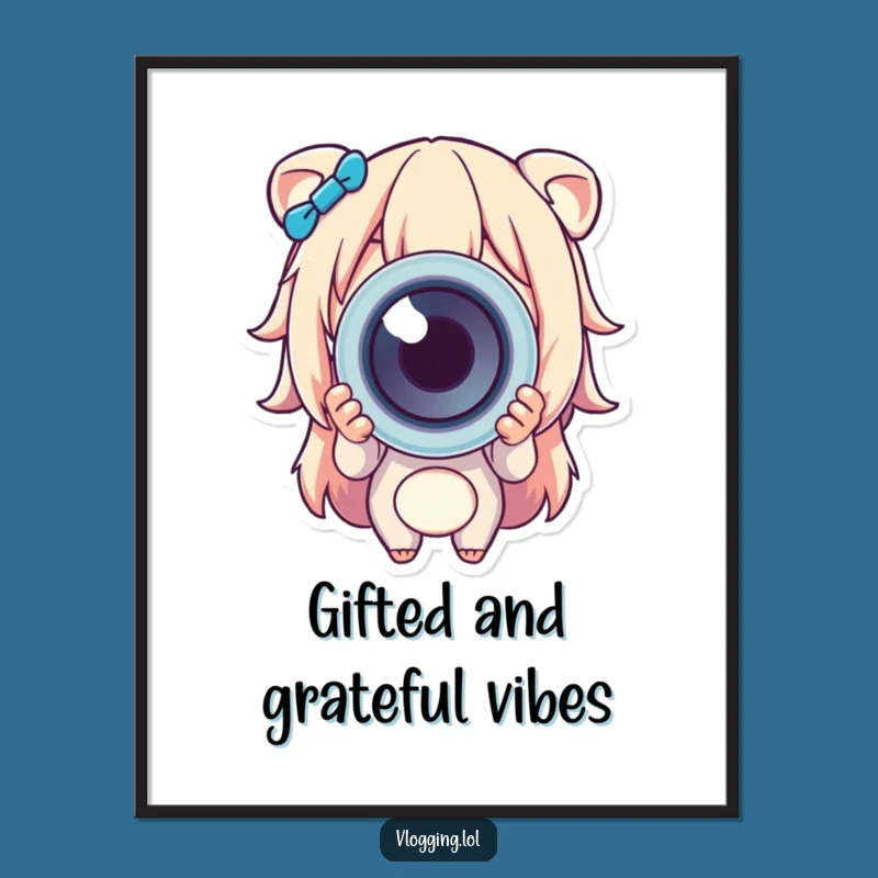 Free Printable Funny Wall Art: Cheerful Character Gift - Whimsical Downloadable Decor!