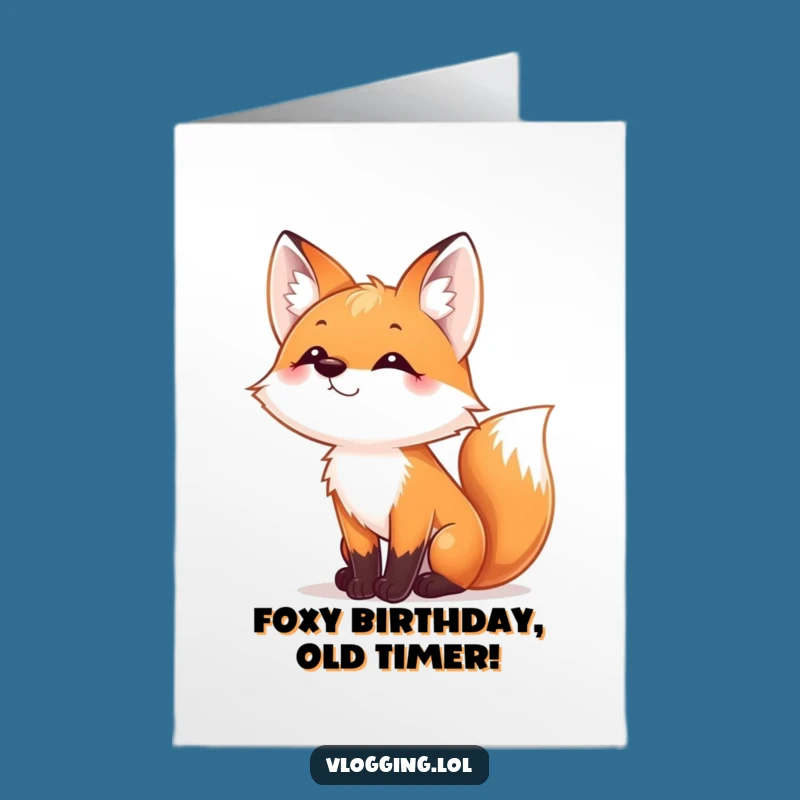 Free Printable Birthday Fox Card: Cute & Funny Downloadable Gift for Animal Lovers
