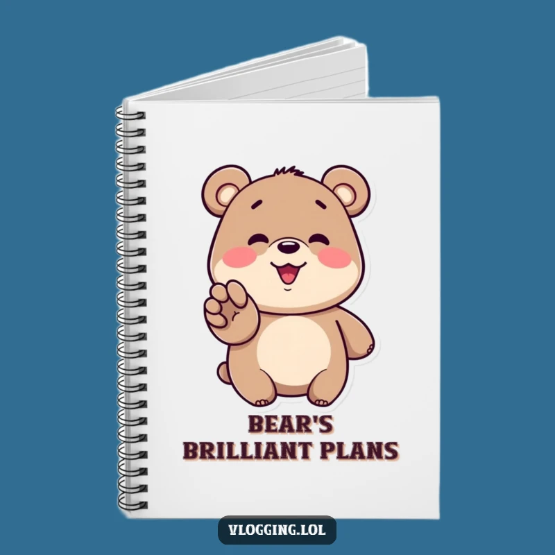 Funny Bear Watching Notebook - Hilarious Journal for Enthusiasts
