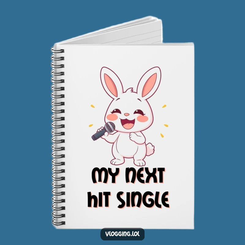 Funny Bunny Singing Notebook - Hilarious Journal for Songwriters