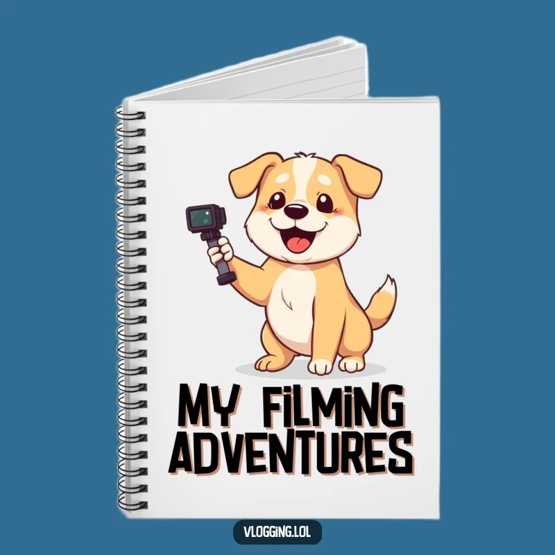 Funny Playful Dog Notebook - Creator's Journal Gift