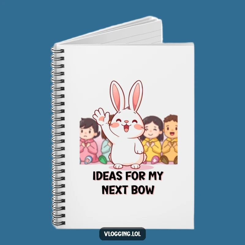Funny Cheerful Rabbit Notebook: Jot Down Happy Thoughts with This Joyful Pal, a Great Funny Gift!