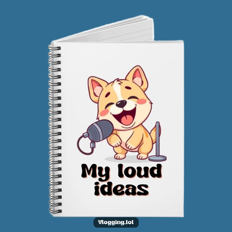 Funny Dog Barking Notebook: Enthusiastic Performance Journal