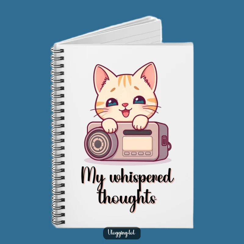 Funny Cat Recording Notebook - Hilarious Journal for Creators