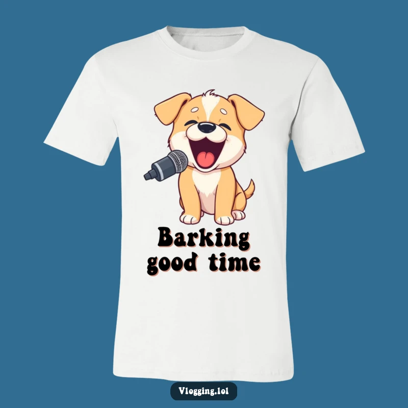 Funny Puppy Announcer T-Shirt - Hilarious Dog Lover Gift