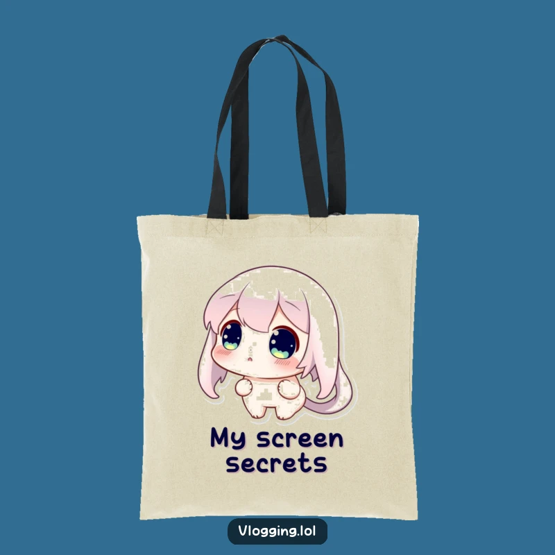 Funny Screen Surprise Tote Bag: Carry Your Curiosity with this Funny Gift